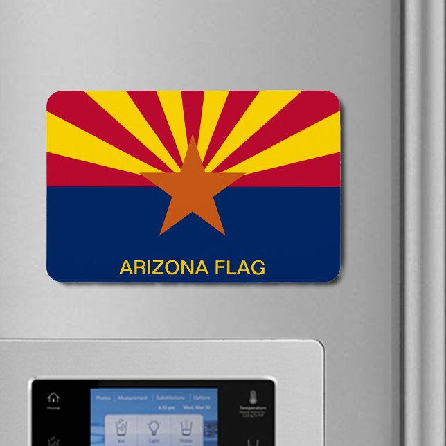 Arizona State Flag Magnet (Arizona State Flag Flexible Magnet)