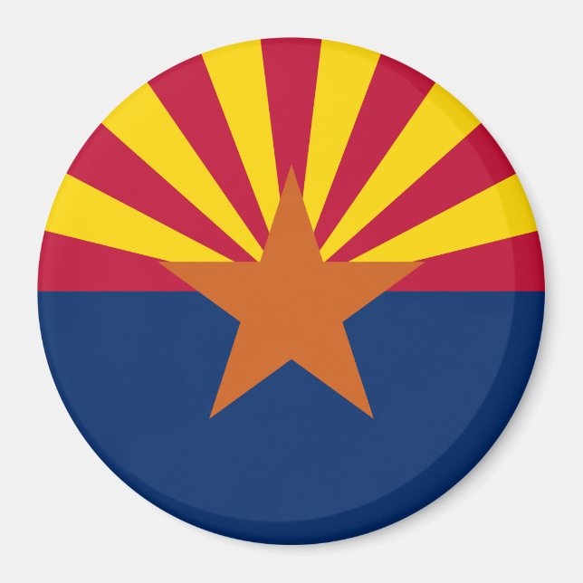 Arizona State Flag Magnet (Front)