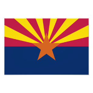 Arizona State Flag Photo Print