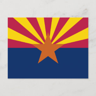 Arizona State Flag Postcard