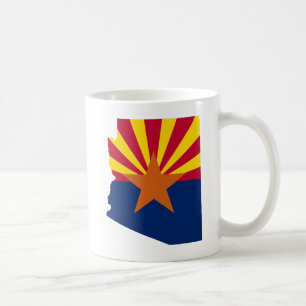 Arizona State Flag Retro Sunset Desert Vibes Coffee Mug