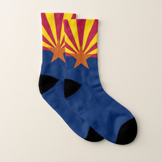 Arizona State Flag Socks (Pair)