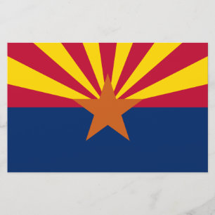 Arizona State Flag Stationery