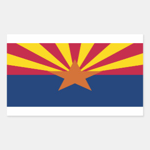 Arizona State Flag Sticker