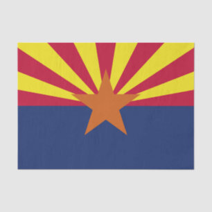 Arizona State Flag Tissue Paper