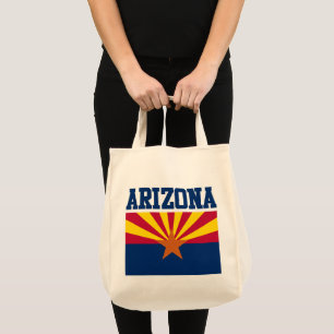 Arizona State Flag Tote Bag