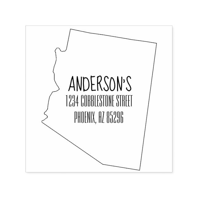 Arizona State Return Address Self-inking Stamp (Design)