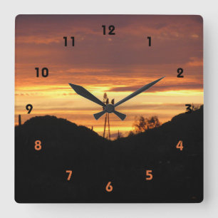 Arizona Sunset Clock
