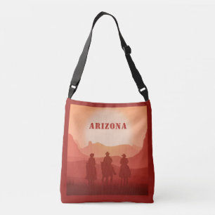 Arizona Sunset custom text bags