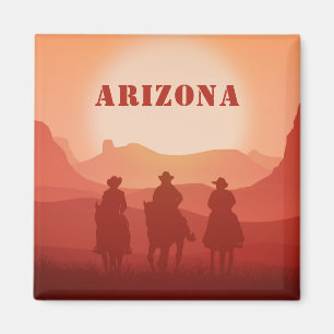 Arizona Sunset custom text magnet