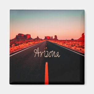 Arizona Sunset Desert Red Rocks Magnet