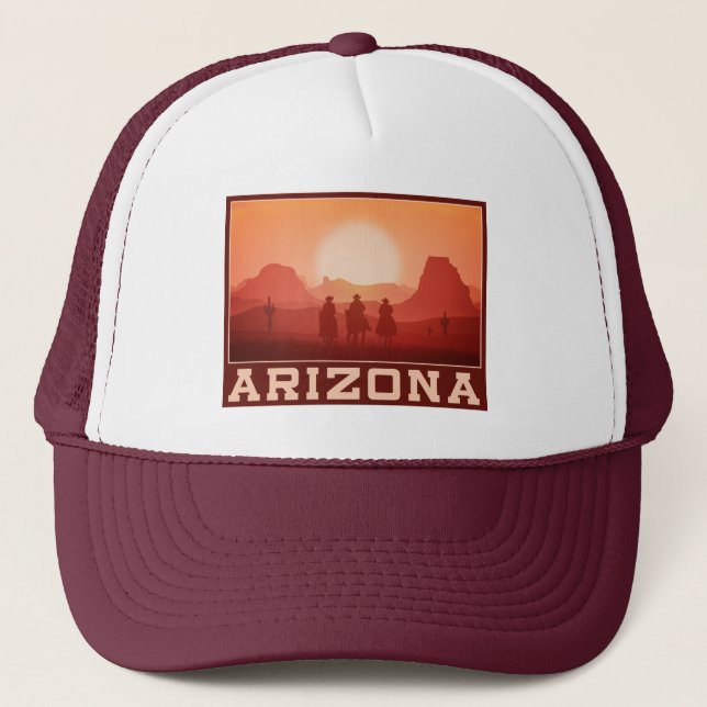 Arizona Sunset trucker hats (Front)