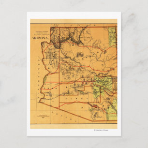Arizona TerritoryPanoramic MapArizona Postcard
