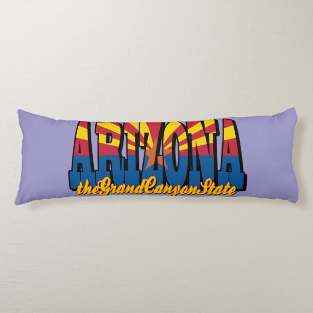 Arizona the Grand Canyon State Body Pillow (Front)