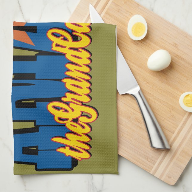 Arizona the Grand Canyon State Kitchen Towel (Quarter Fold)