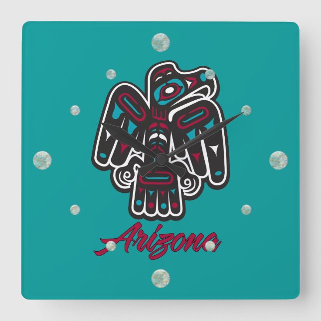 Arizona Thunderbird Horloge murale (Recto)