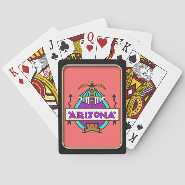 Arizona  Thunderbird  Playing Cards (Back)