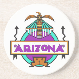 Arizona Thunderbird Shield Coaster