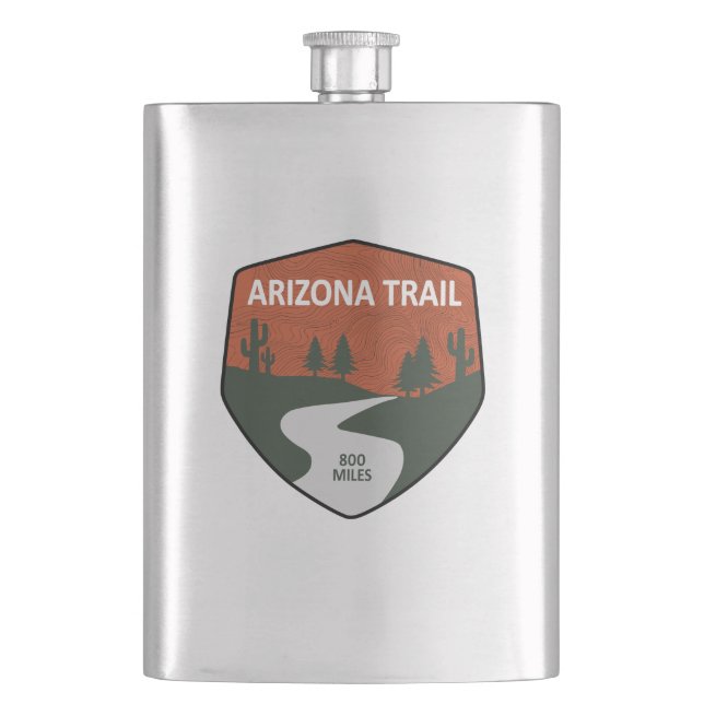 Arizona Trail Hip Flask (Front)
