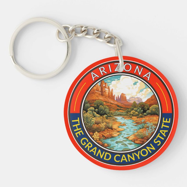 Arizona Travel Art Badge (Devant)