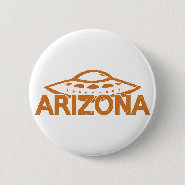 Arizona UFO 2 Inch Round Button (Front)