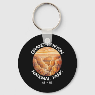 Arizona Us National Park Travel Hiking Grand Canyo Keychain