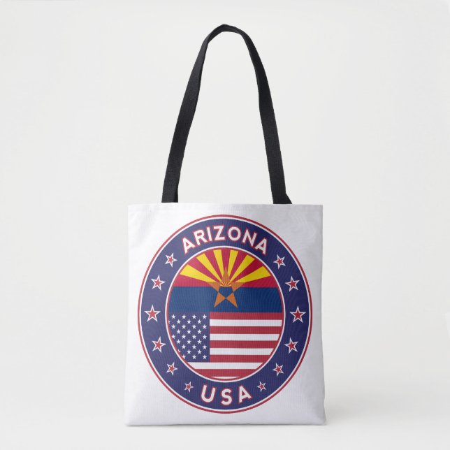 Arizona, USA states Tote Bag (Front)
