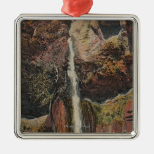 Arizona - View of Ribbon Falls in Grand Canyon Metal Ornament