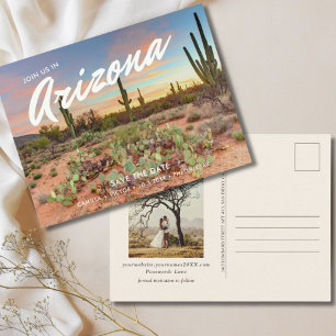 Arizona Wedding Save the Date Postcard