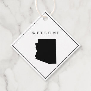 Arizona Welcome Bag Gift Tag for Wedding Weekend