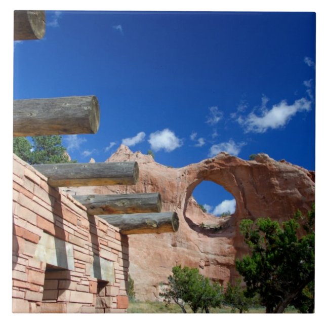 Arizona, Window Rock. Capital of the Navajo Tile (Front)