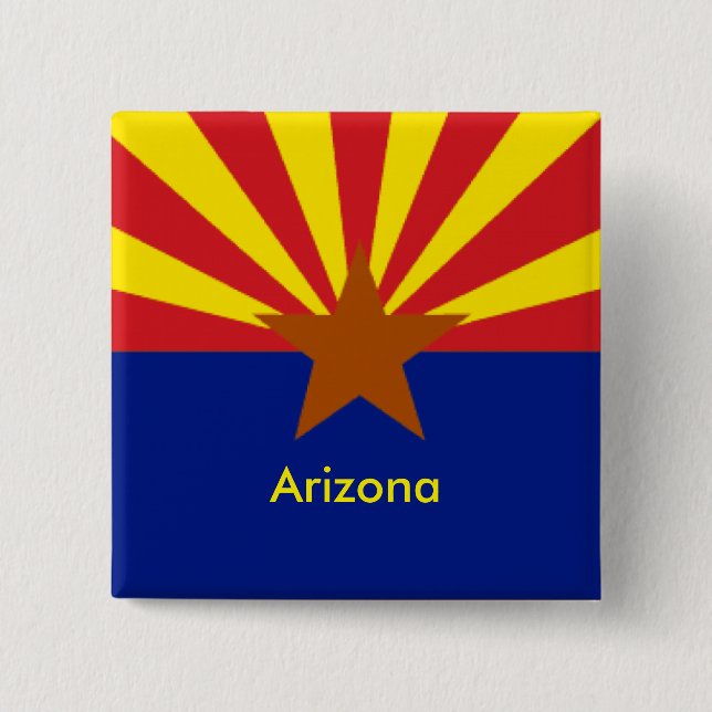 ArizonaButton 2 Inch Square Button (Front)