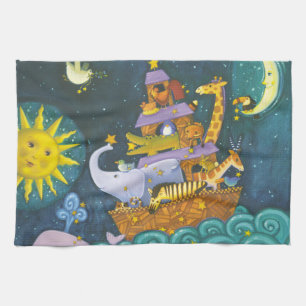 Ark At Night Kitchen Towel