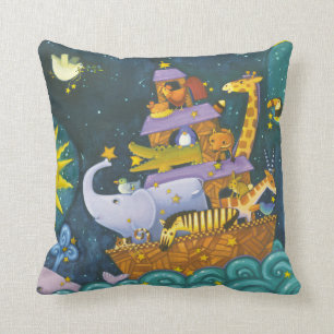 Ark At Night Throw Pillow