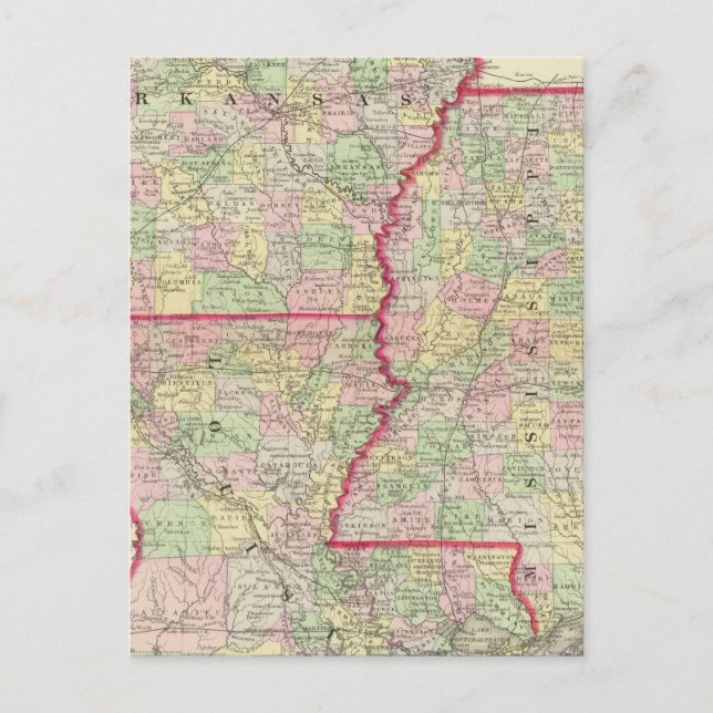 Ark, Miss, La Postcard (Front)