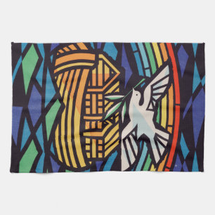 Ark of Noah with Holy Spirit Kitchen Towel