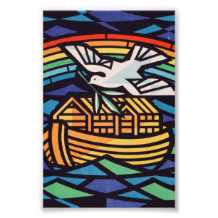 Ark of Noah with Holy Spirit Photo Print