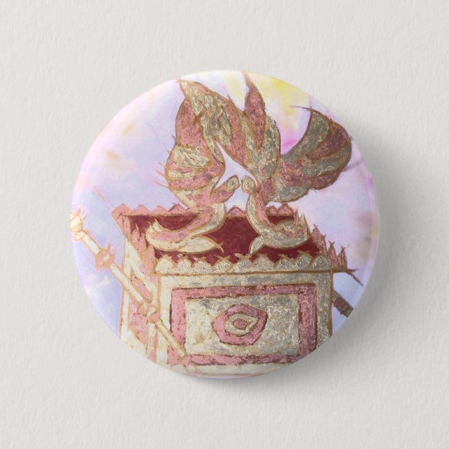 Ark of the Covenant 2 Inch Round Button (Front)
