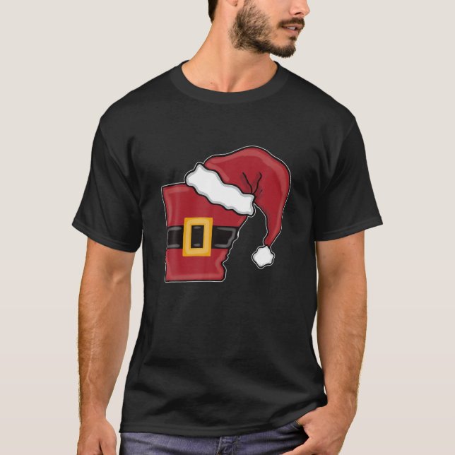 Arkansa Santa Sublimation Xmas Christmas T-Shirt (Front)