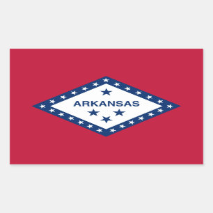 Arkansan Flag, Flag of Arkansas Sticker