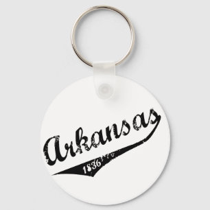 Arkansas 1836 keychain