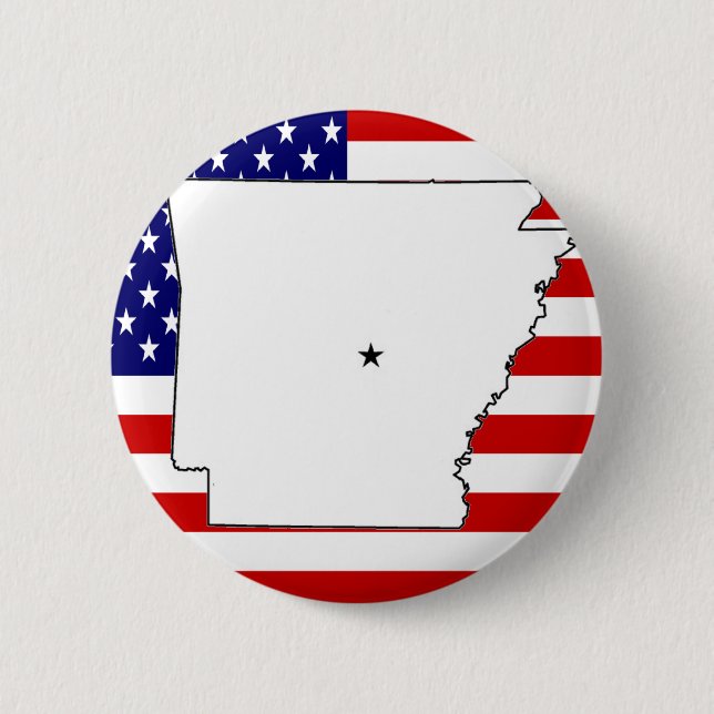 ARKANSAS 2 INCH ROUND BUTTON (Front)