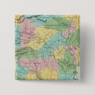 Arkansas 2 Inch Square Button