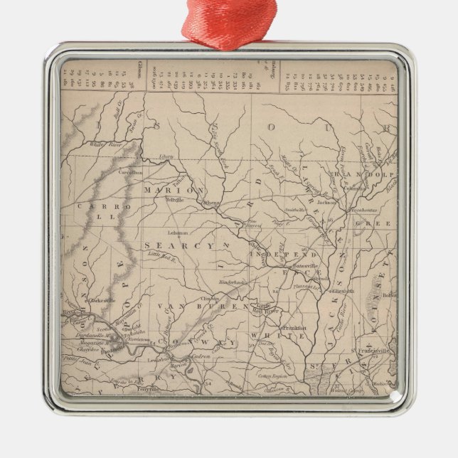 Arkansas 2 metal ornament (Front)