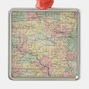 Arkansas 3 metal ornament