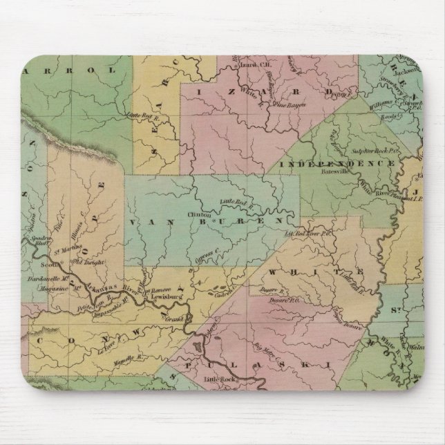 Arkansas 4 mouse pad (Front)