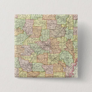 Arkansas 6 2 inch square button