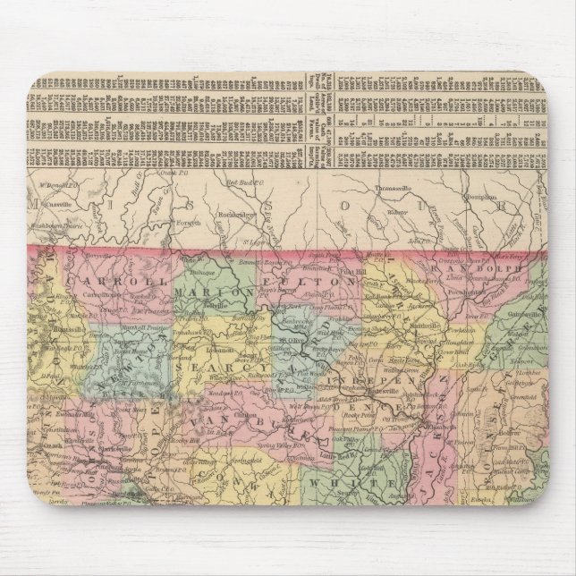 Arkansas 6 mouse pad (Front)