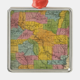 Arkansas 7 metal ornament