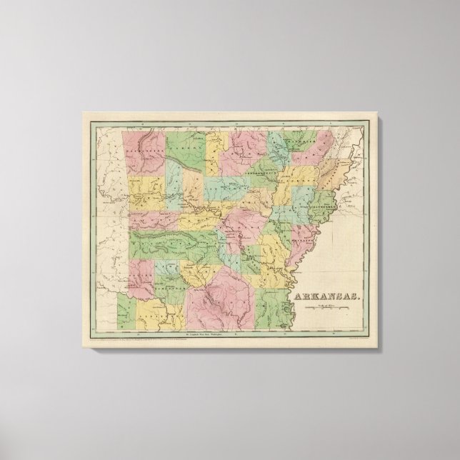 Arkansas 8 canvas print (Front)